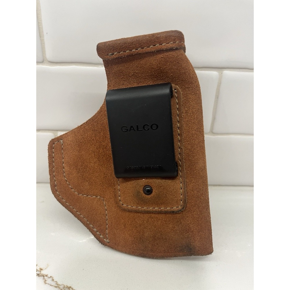 GALCO Brown Leather IWB STO474 Holster For Smith Wesson M&P 9 40 Compact D119L - Picture 2 of 6